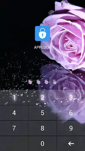 Play AppLock Theme Purple Rose as an online game AppLock Theme Purple Rose with UptoPlay
