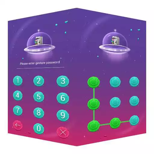 Free play online AppLock Theme SpaceTravel APK