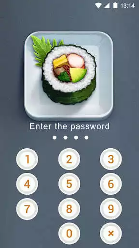 Play AppLock Theme Sushi Food as an online game AppLock Theme Sushi Food with UptoPlay