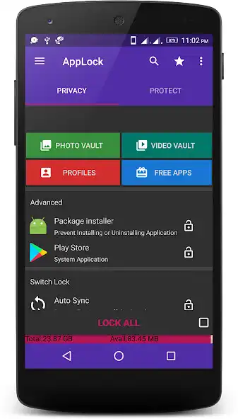 Play App Lock Vault as an online game App Lock Vault with UptoPlay