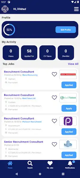 Play Apply4U Job Search App as an online game Apply4U Job Search App with UptoPlay