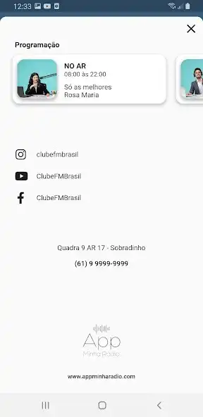 Play App Minha Rádio as an online game App Minha Rádio with UptoPlay