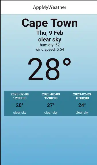 Play AppMyWeather as an online game AppMyWeather with UptoPlay