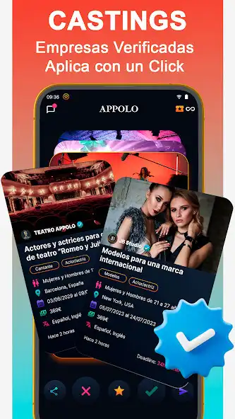 Play APPOLO - Castings  Artists as an online game APPOLO - Castings  Artists with UptoPlay