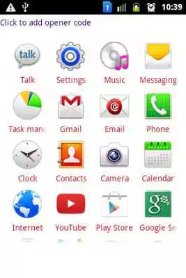 Play App Open Shortcut