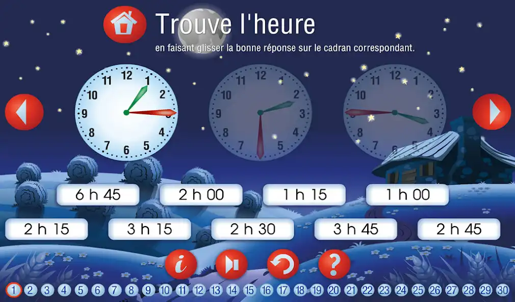 Play Apprends à lire lheure as an online game Apprends à lire lheure with UptoPlay