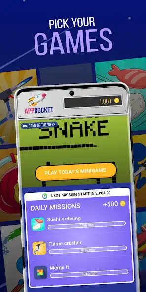 Play AppRocket: make passive income  and enjoy AppRocket: make passive income with UptoPlay