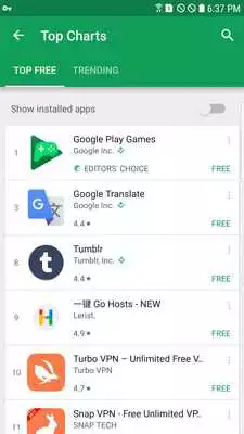 Play Apps(App Store without Games)