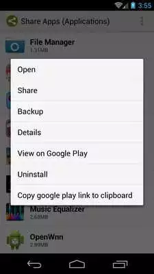 Play Apps Backup Share Apps 