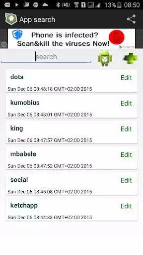 Play App search manager