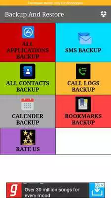 Play APP ,SMS ,Contact ,Backup  Restore