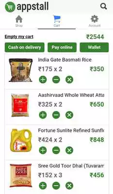 Play Appstall - Grocery Demo App