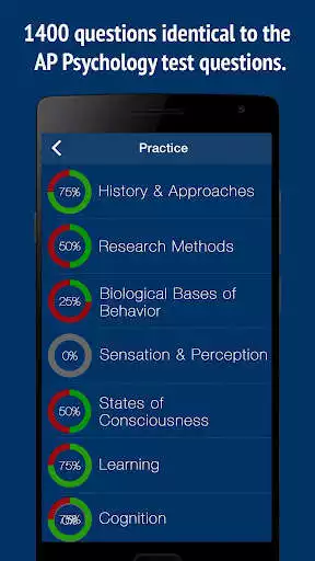 Play APK AP Psychology Practice Test  and enjoy AP Psychology Practice Test with UptoPlay com.imptrax.ap_psychology_exam_prep_flashcards