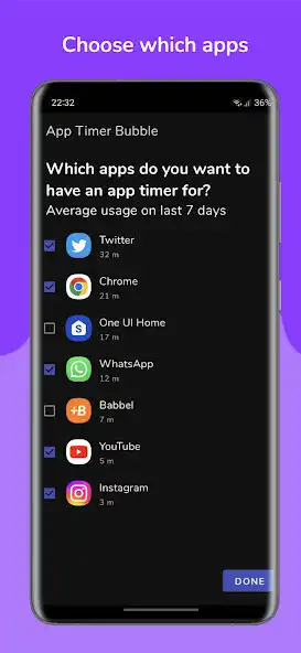 Play App Timer Bubble as an online game App Timer Bubble with UptoPlay