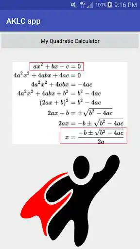 Play App to solve quadratic eqn!  and enjoy App to solve quadratic eqn! with UptoPlay