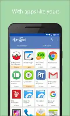 Play App-Types: apps sorted by type