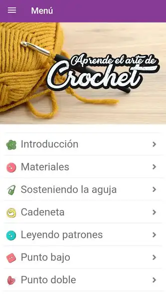 Play Aprende el arte de crochet  and enjoy Aprende el arte de crochet with UptoPlay