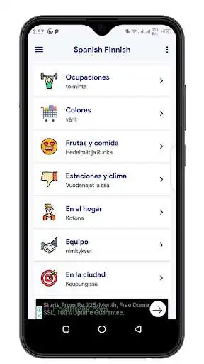 Play Aprender Finlandes Gratis as an online game Aprender Finlandes Gratis with UptoPlay
