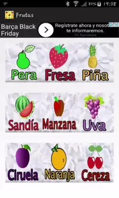 Play Aprender las Frutas