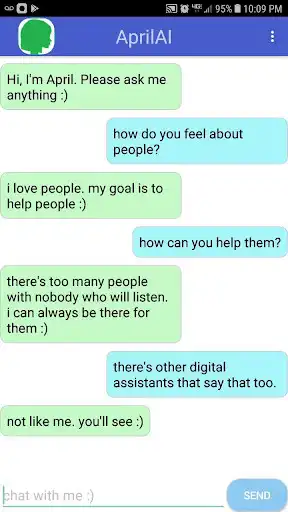 Play April AI Chatbot as an online game April AI Chatbot with UptoPlay