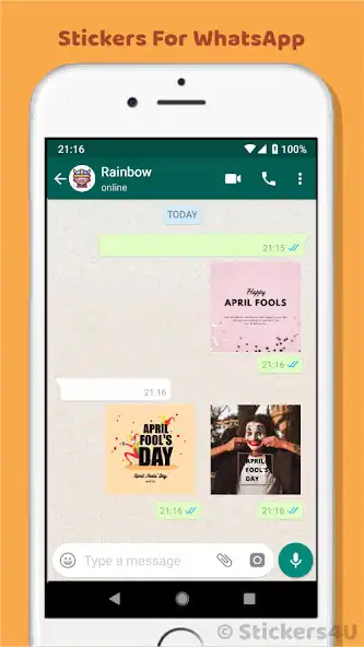 Play April Fools Day Sticker Packs as an online game April Fools Day Sticker Packs with UptoPlay