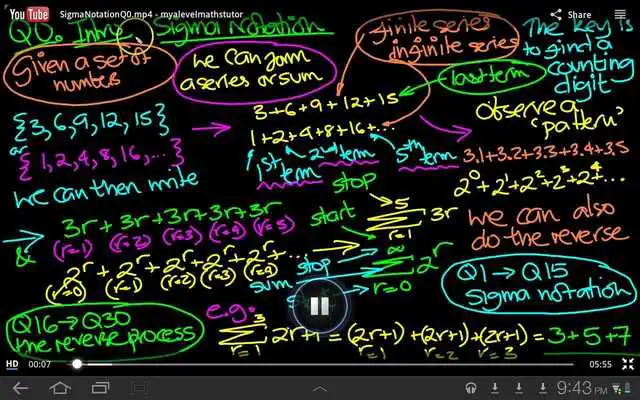 Play A.P.s G.P.s  Sigma Notation