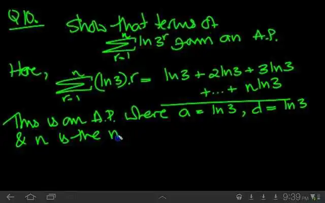 Play A.P.s G.P.s  Sigma Notation