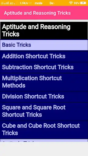 Play Aptitude And Reasoning Tricks