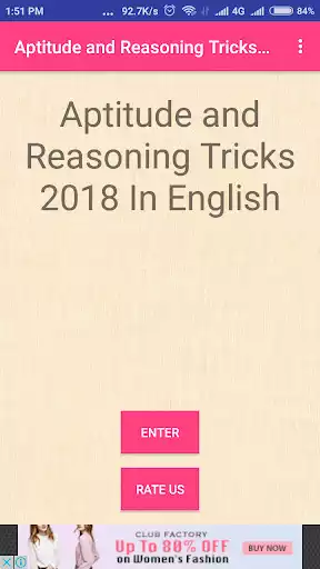 Play Aptitude Reasoning Tricks