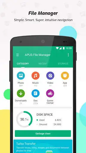 Play APUS File Manager (Explorer) as an online game APUS File Manager (Explorer) with UptoPlay
