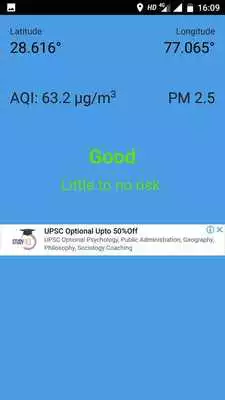 Play AQI- AIR Quality  INDEX WITH LAT- LONG