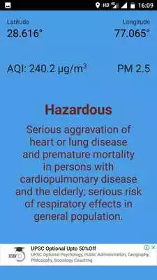 Play AQI- AIR Quality  INDEX WITH LAT- LONG