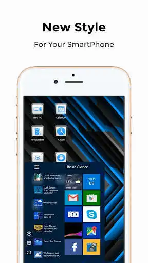 Play Aqua Blue for Computer Launcher as an online game Aqua Blue for Computer Launcher with UptoPlay