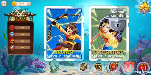 Play Aqua Girl Fish Shoot Stick Hero Hunter  and enjoy Aqua Girl Fish Shoot Stick Hero Hunter with UptoPlay