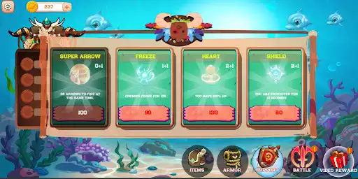 Play Aqua Girl Fish Shoot Stick Hero Hunter as an online game Aqua Girl Fish Shoot Stick Hero Hunter with UptoPlay