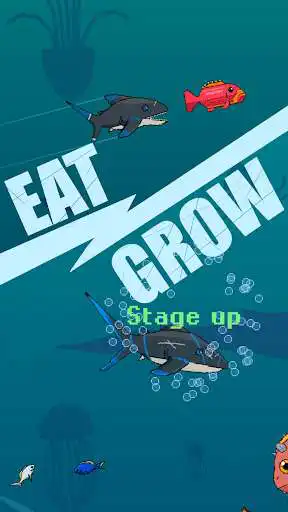 Play Aqua Jaws - The Fish Eat Game as an online game Aqua Jaws - The Fish Eat Game with UptoPlay