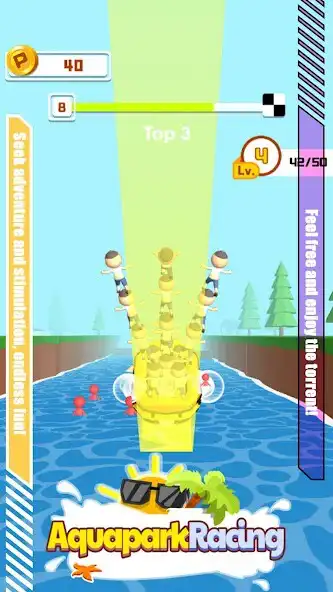 Play Aquapark Racing  and enjoy Aquapark Racing with UptoPlay