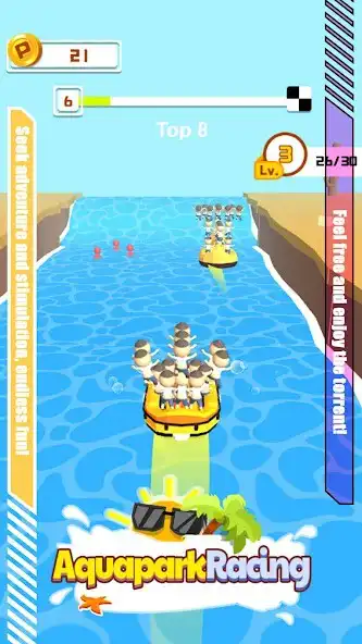 Play Aquapark Racing as an online game Aquapark Racing with UptoPlay