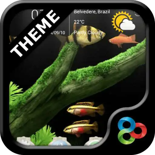 Free play online Aquarium GO Launcher EX Theme  APK