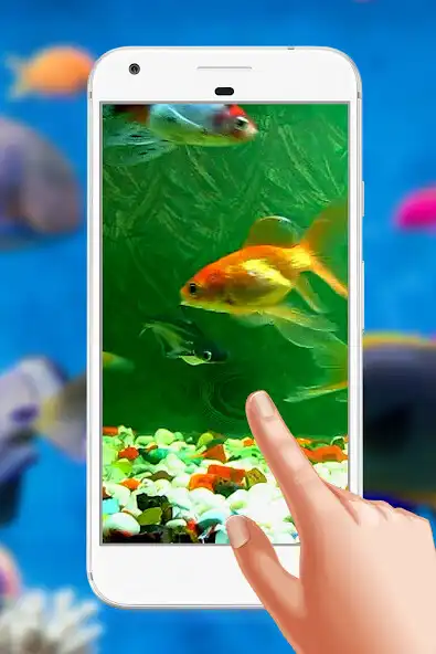 Play Aquarium Magic Touch Live Wallpaper as an online game Aquarium Magic Touch Live Wallpaper with UptoPlay