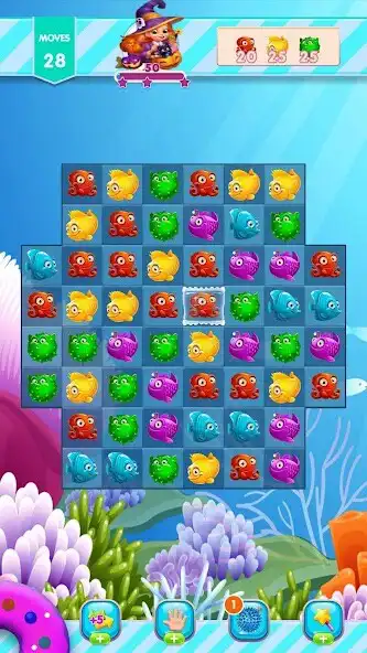 Play Aquarium Match3 Mania as an online game Aquarium Match3 Mania with UptoPlay