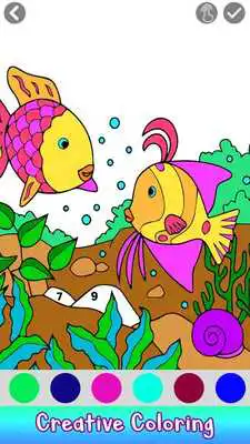 Play Aquatic Animals Color by Number: Sea Coloring Book