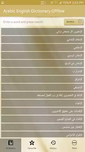 Play Arabic Eng Dictionary Offline