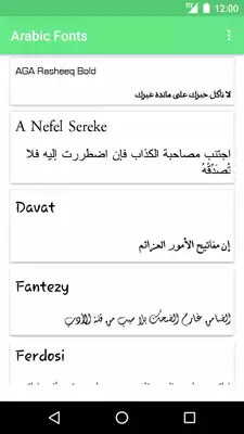 Play Arabic Fonts  and enjoy Arabic Fonts with UptoPlay