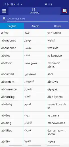 Play APK Arabic Hausa dictionary  and enjoy Arabic Hausa dictionary with UptoPlay land.dict.dparha1.free