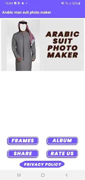 Play Arabic man suit photo maker as an online game Arabic man suit photo maker with UptoPlay