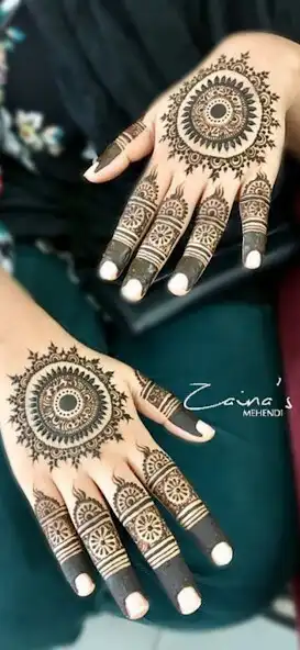 Play Arabic Mehndi Design 2023 as an online game Arabic Mehndi Design 2023 with UptoPlay