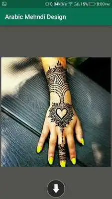Play Arabic Mehndi Design