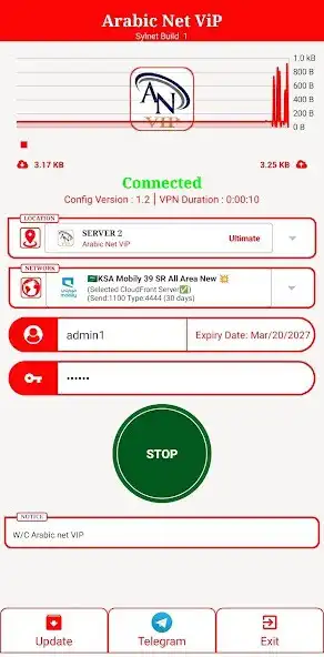 Play Arabic Net VIP Super Fast VPN as an online game Arabic Net VIP Super Fast VPN with UptoPlay
