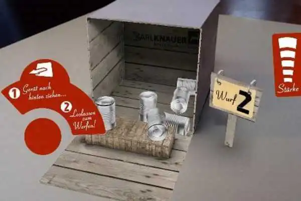 Play AR-App - Tin can throwing